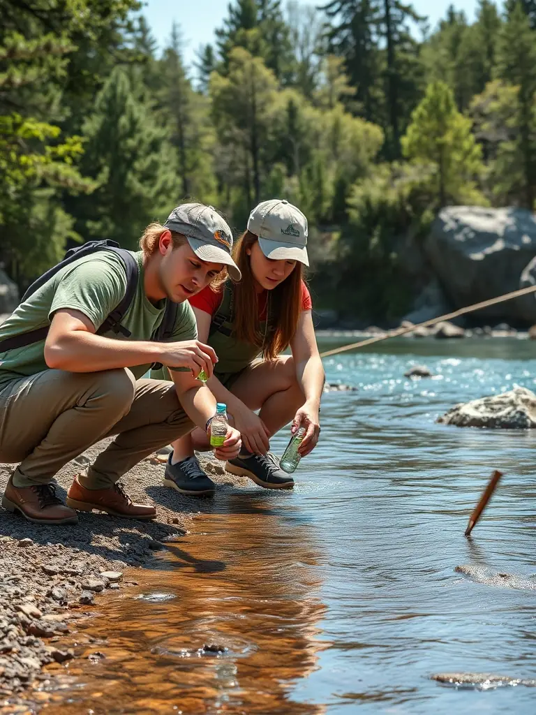 A volunteer from TEAM SENSAS BREIZH COMPETITION leading a workshop on environmental conservation for local community members, emphasizing the organization's dedication to environmental stewardship.